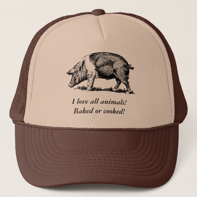 Schwein Truckerkappe (Vorderseite)