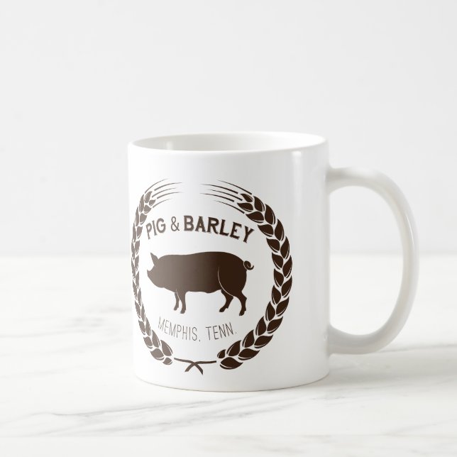 Schwein-u. Gersten-Tasse Tasse (Rechts)