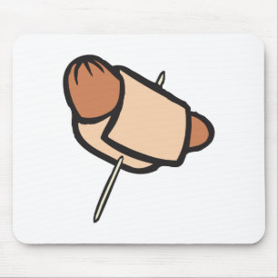 Schweinchen im Mantel Hors d'oeuvres Mousepad