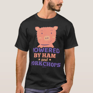 Schweinchen mit lustigem Sprichwort T-Shirt