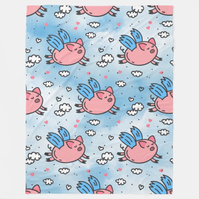 Schweindecke Fleecedecke (Vorderseite)