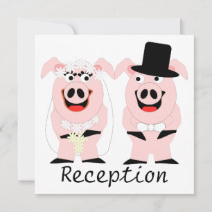 Schweine Abend Empfang Einladung