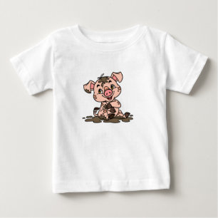 Schweine-Baby-T-Shirt Baby T-shirt