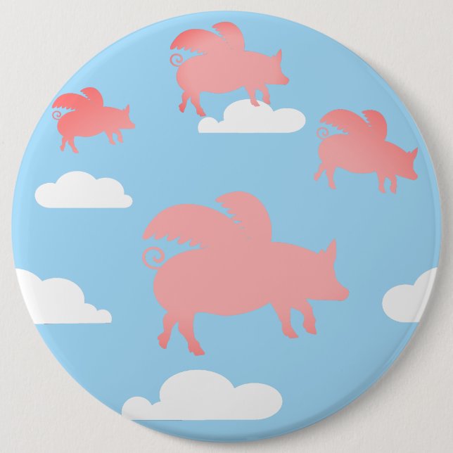 Schweine Button (Vorderseite)