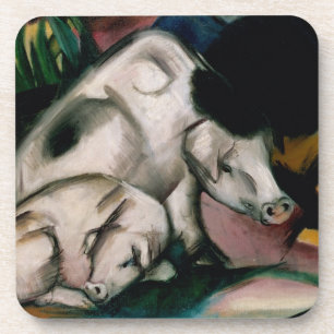 Schweine, c.1912 (Öl auf Leinwand) Getränkeuntersetzer
