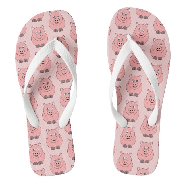 Schweine-Design-Flip-Flops Flip Flops (Fußbett)