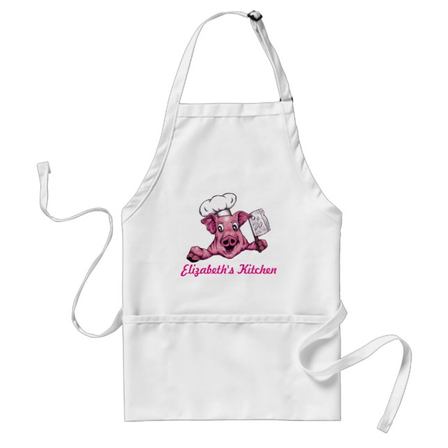 Schweine Die hamizide Maniac Pig Funny Original Ar Schürze (Vorne)