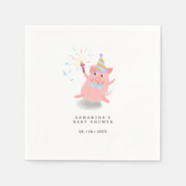 Schweine-Farmtiere Schwein Hof Serviette