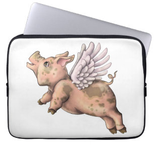 Schweine Fly Laptopschutzhülle