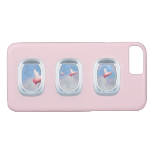Schweine Fly Past Airplane Windows Case-Mate iPhone Hülle
