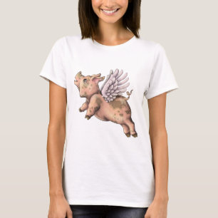 Schweine Fly T-Shirt