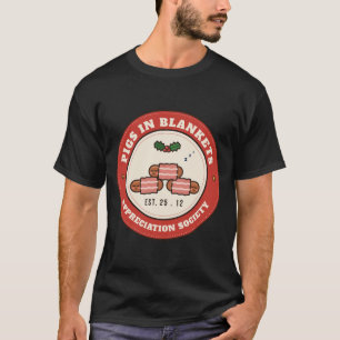 Schweine-in-Decken-Würdigungsgesellschaft T-Shirt