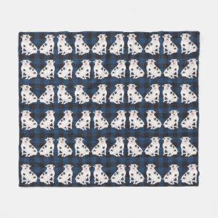 Schweine in einem schwarzen Fleeceblanket Fleecedecke