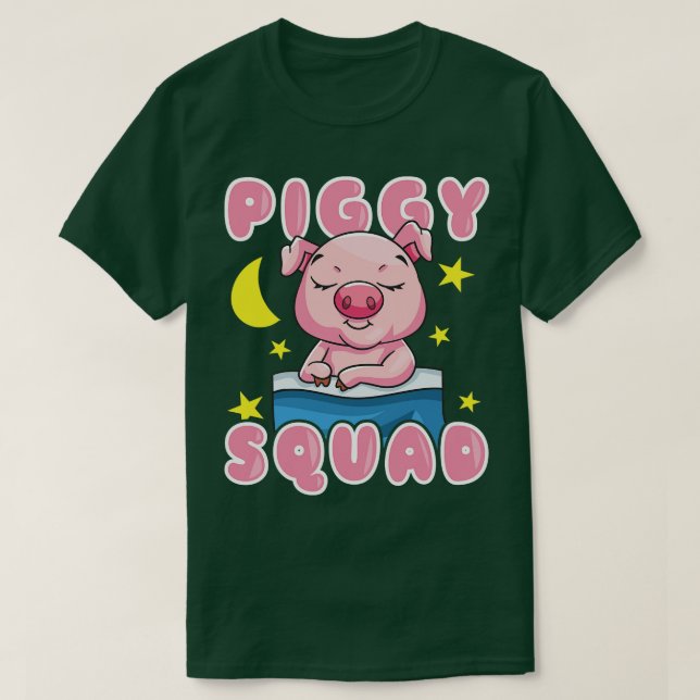 Schweine in Zuchtbetrieben T-Shirt (Design vorne)