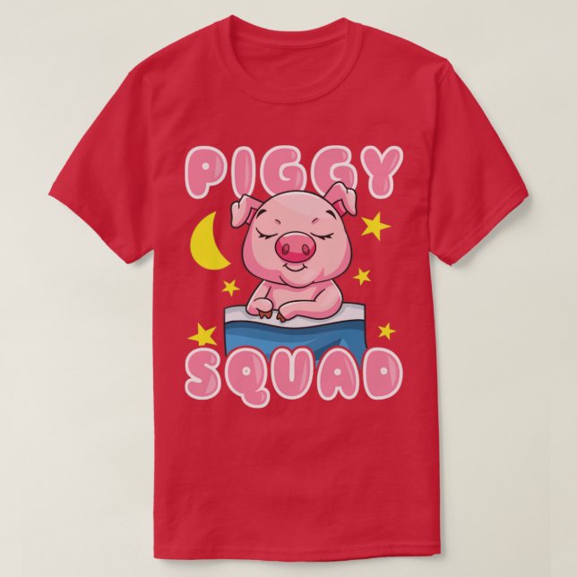 Schweine in Zuchtbetrieben T-Shirt (Design vorne)