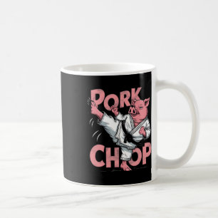 Schweine Karate Schweinekotelett Lustiges Schwein Kaffeetasse