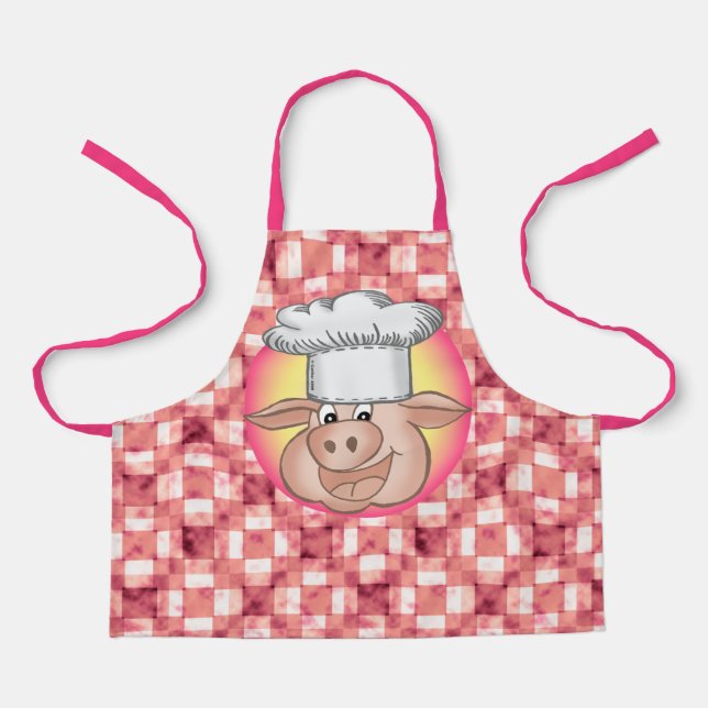 Schweine-Kochschürze Schürze (Vorderseite)