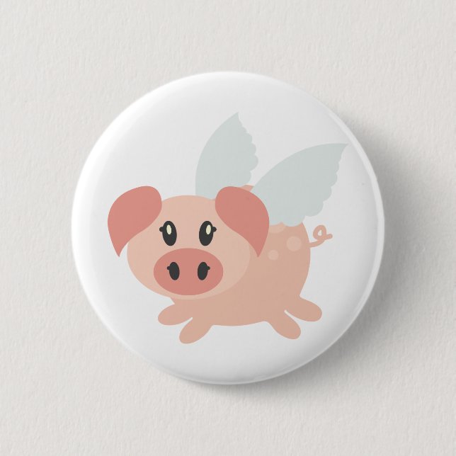 Schweine konnten fliegen button (Vorderseite)