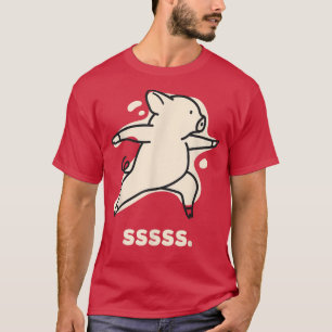 Schweine Meditation Lazy Oink Piggy Lover Relaxter T-Shirt