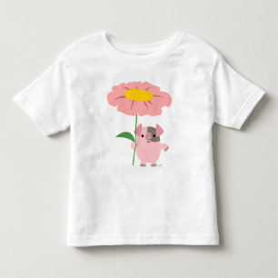 Schweine mit Geschenk (pink) Kinder T - Shirt