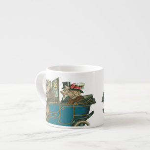 Schweine Nacht Aus - Lustiger Vintage-Expresso-Bec Espressotasse