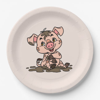 Schweine-Papierteller Pappteller