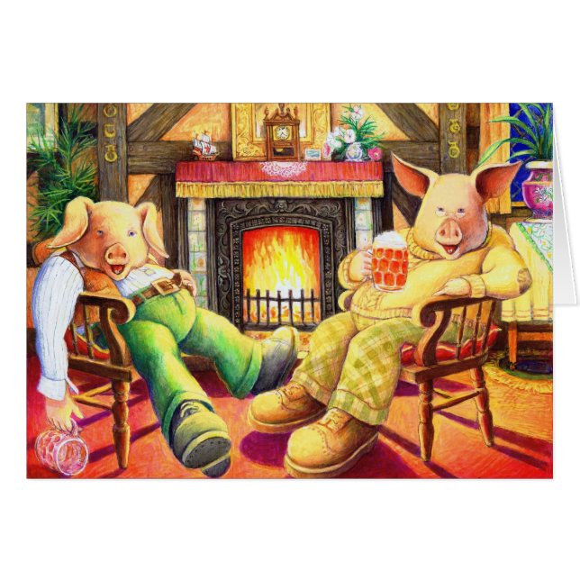 Schweine-Party (Vorderseite (Horizontal))