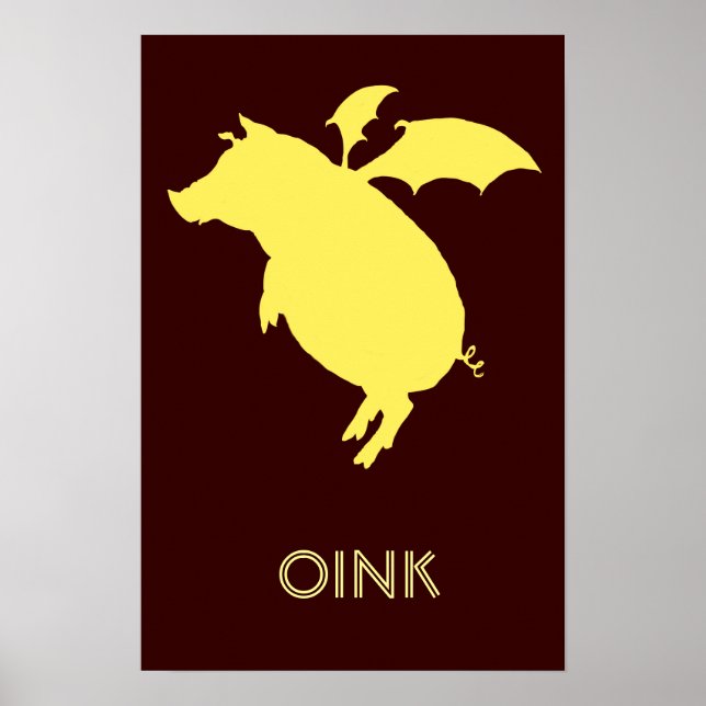 Schweine Poster (Vorne)