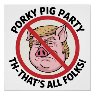 Schweine-Schweinchen-Party: Game Over für die Einp Poster