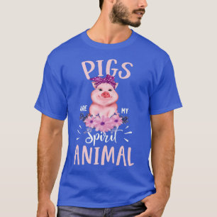 Schweine sind mein Geist Tiere lustige Niedliche S T-Shirt