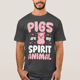 Schweine sind mein geistiges Schwein Leber Schwein T-Shirt