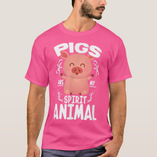 Schweine sind mein geistiges Schwein Leber Schwein T-Shirt