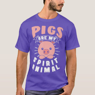 Schweine sind meine geistige Tierprämie T-Shirt