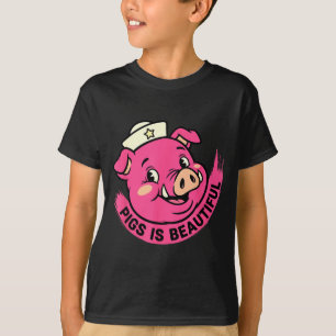 Schweine sind schöne Schweine Halloween Bauernhof T-Shirt