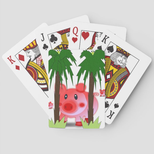 Schweine Spielkarten Deck (Rückseite)