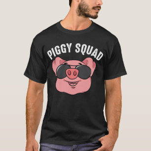 Schweine Squad Niedlicher Schweinefleisch Bauer Ti T-Shirt