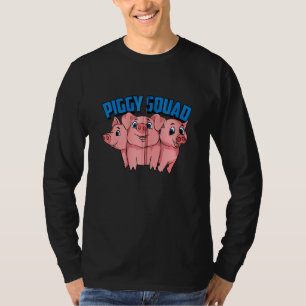 Schweine Squad Niedlicher Schweinefleisch Bauer Ti T-Shirt