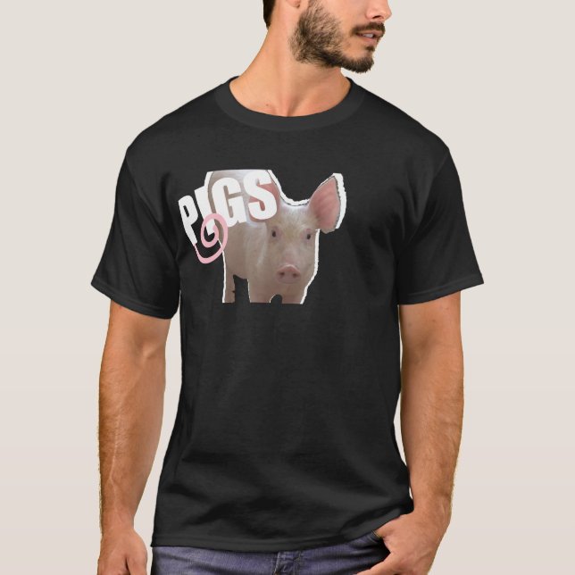 Schweine T-Shirt (Vorderseite)