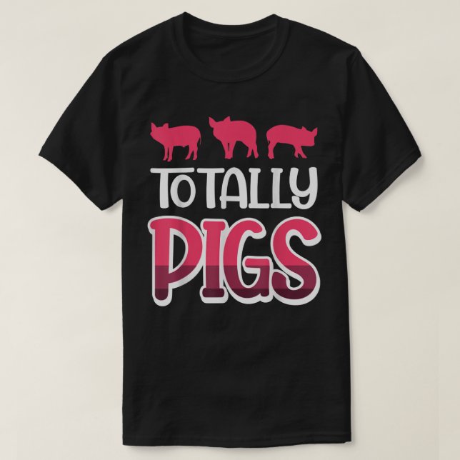 Schweine T-Shirt (Design vorne)