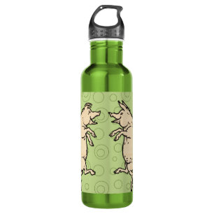 Schweine tanzen Antique Piggy Dance Jig Trinkflasche
