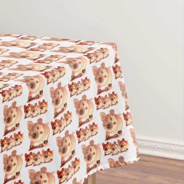 Schweine Tischdecke (Beispiel)