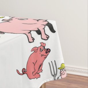 Schweine Tischdecke