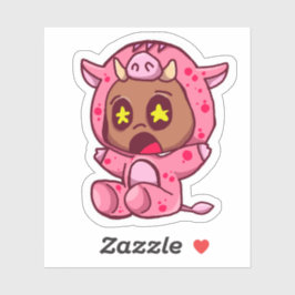 Schweine-Verklebe-Sticker Aufkleber