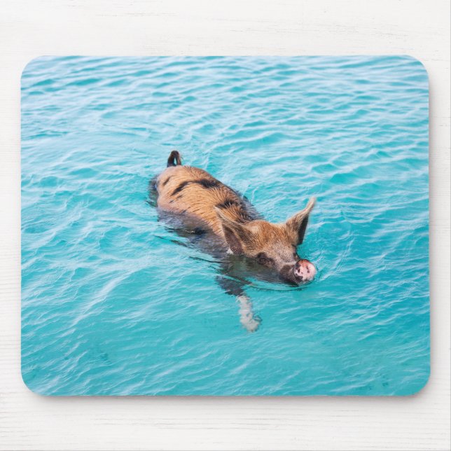 Schweine von Exuma Mousepad (Vorne)