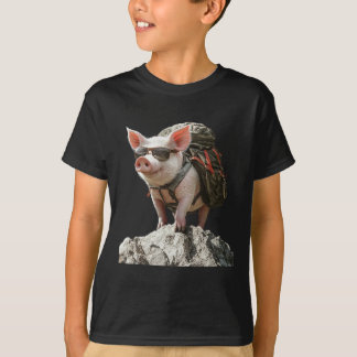 Schweine Wandern T-Shirt