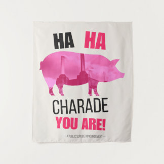 Schweine wandteppich