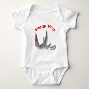 Schweine-Wig Baby Strampler