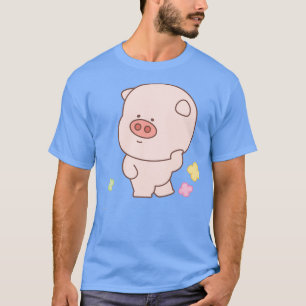Schweine Wiggly the Chubby Pig (6) T-Shirt