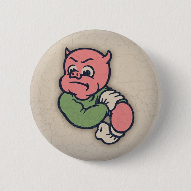 Schweine-wütend-TIL Button (Vorderseite)