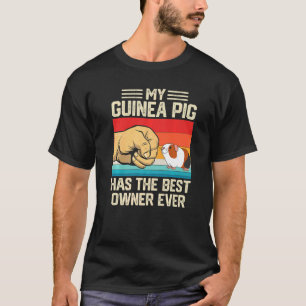 Schweine-Zitat Meerschweinchen Retro Vintage Haust T-Shirt